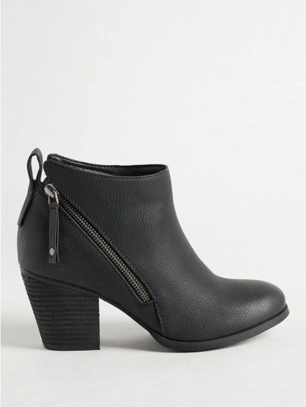Torrid Side Zip Heel Bootie Ankle Boot Size 10.5 WW